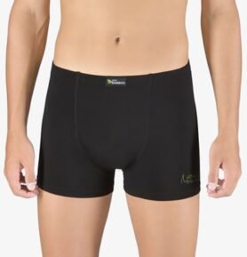 Pánské boxerky s kratší nohavičkou GINO 73129P černá olivová M/L