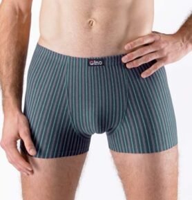 Pánské boxerky s kratší nohavičkou GINO 73131P lékořice dunaj M/L