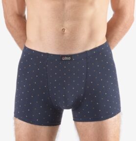 Pánské boxerky s kratší nohavičkou GINO 73133P lékořice bronzová XXL/3XL