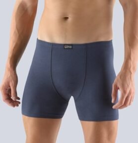 Pánské boxerky s delší nohavičkou GINA 74090P lékořice XXL/3XL