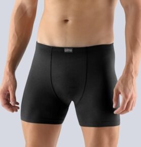 Pánské boxerky s delší nohavičkou GINA 74090P černá XXL/3XL