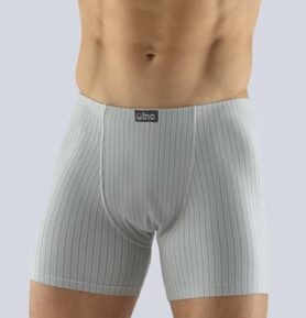 Pánské boxerky s delší nohavičkou GINO 74124P sv. šedá šedá M/L