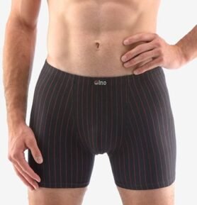 Pánské boxerky s delší nohavičkou GINO 74151P černá martini XXL/3XL