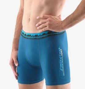 Pánské boxerky s delší nohavičkou GINO 74154P petrolejová dunaj M/L