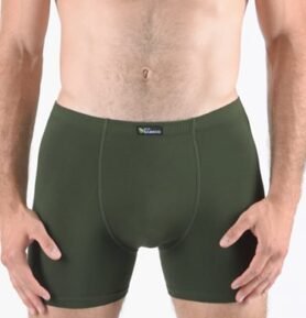 Pánské boxerky s delší nohavičkou GINO 74159P lahvová XXL/3XL