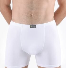 Pánské boxerky s delší nohavičkou GINO 74159P bílá M/L