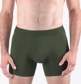 Pánské boxerky s delší nohavičkou GINO 74160P lahvová L/XL