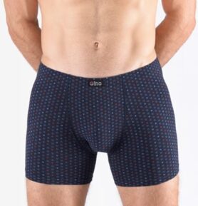 Pánské boxerky s delší nohavičkou nadměrné GINO 74174P lékořice brandy XXL/3XL