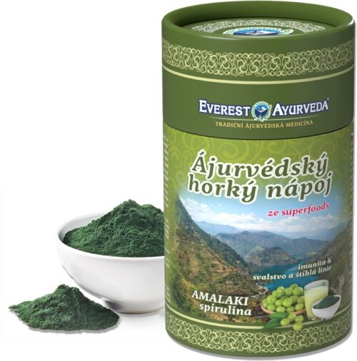 Everest Ayurveda himalájský horký nápoj AMALAKI spirulina 100 g