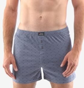Pánské volné trenky GINO 75183P šedá tm. šedá S/M
