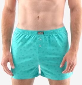 Pánské volné trenky GINO 75185P peprmint šalvěj L/XL
