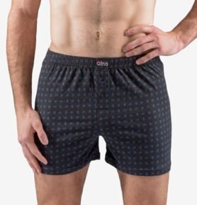 Pánské volné trenky GINO 75191P černá atlantic L/XL