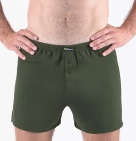 Pánské volné trenky GINO 75194P lahvová XXL/3XL