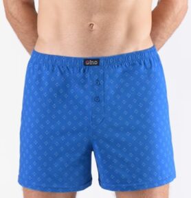 Pánské volné trenky nadměrné GINO 75211P atlantic pomnenková XXL/3XL