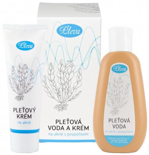 Pleva pleťový krém a voda na akné 150 g