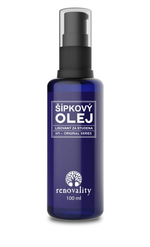 Šípkový olej za studena lisovaný 100ml s pumpičkou