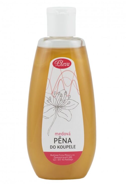 PLEVA Medová pěna do koupele