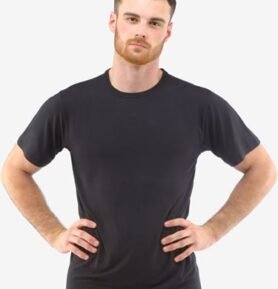Pánské tričko s krátkým rukávem GINO 78004P černá S
