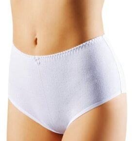 Dámské vyšší kalhotky Crema EMILI bílá 2XL