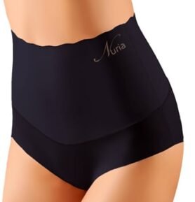 Dámské vyšší kalhotky Nuria EMILI černá 3XL