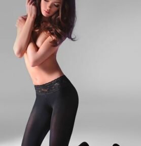 Punčocháče dámské klasik Hipsters Exclusive 631 Gabriella černá L
