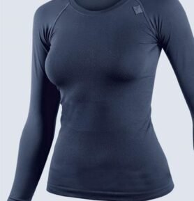 Dámské tričko s dlouhým rukávem dámské GINA 88001P lékořice L/XL
