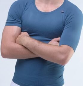 Pánské tričko s krátkým rukávem GINO 88006P petrolejová S/M