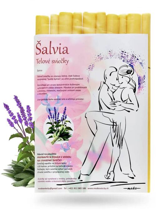 Medosviecky Jan Melich Medosvíčky Jan Melich tělové svíce ŠALVĚJ