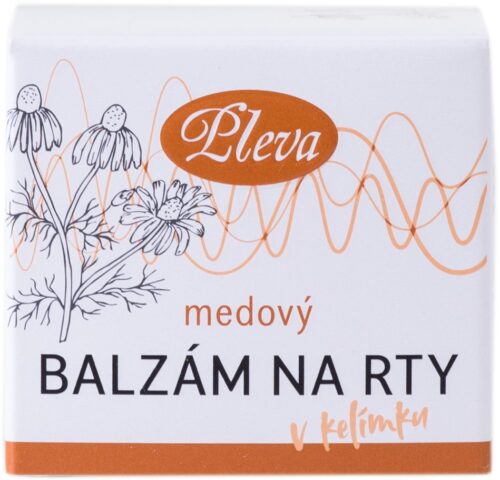 Pleva Medový balzám na rty v kelímku 12 g