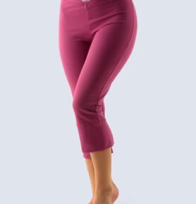 Dámské legíny 7/8 délka GINA 95004P vínová XL