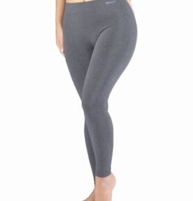 Dámské/pánské legíny dlouhé GINA 95031P šedá bílá M/L