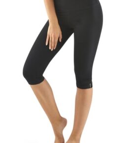 Dámské capri legíny sportovní GINA 95036P černá M/L