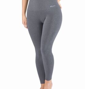 Dámské legíny dlouhé GINA 95037P šedá bílá L/XL