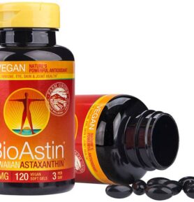 Nutrex Hawaii BioAstin Havajský astaxanthin Vegan Balení: 4 mg astaxanthinu / 120 kapslí