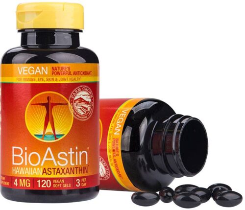 Nutrex Hawaii BioAstin Havajský astaxanthin Vegan Balení: 4 mg astaxanthinu / 120 kapslí