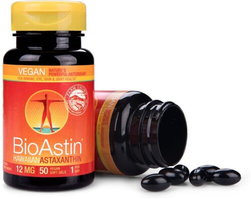 Nutrex Hawaii BioAstin Havajský astaxanthin Vegan Balení: 12 mg astaxanthinu / 50 kapslí