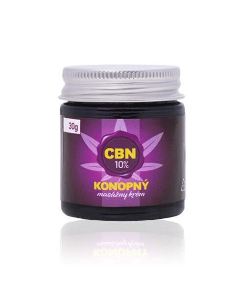 Trávniček 10 % CBN - Konopný masážní krém