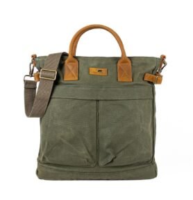 Alaskan Maker Alaskan Maker Pánská vintage taška Fairbanks Khaki 13l