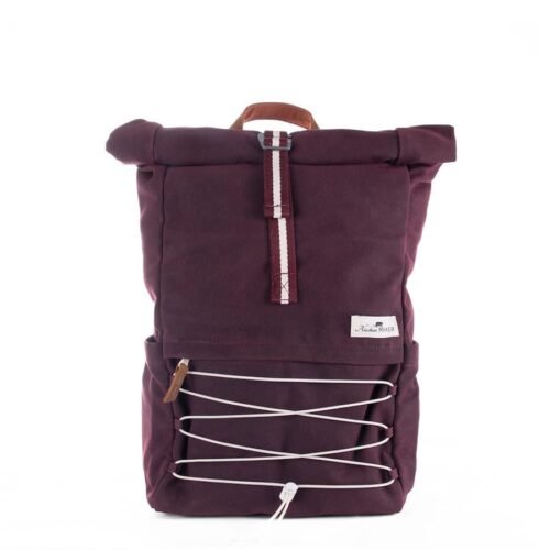 Alaskan Maker Rolovací vintage batoh Kenai Burgundy 16l