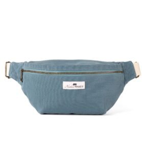 Alaskan Maker Velká plátěná crossbody ledvinka Swing navy 1,75l
