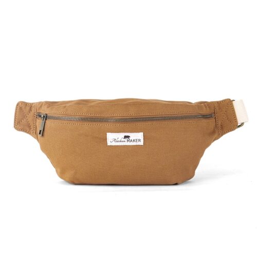 Alaskan Maker Velká plátěná crossbody ledvinka Swing havana 1,75l