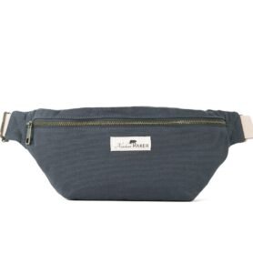 Alaskan Maker Velká plátěná crossbody ledvinka Swing denim 1,75l