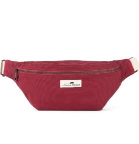 Alaskan Maker Velká plátěná crossbody ledvinka Swing raspberry 1,75l