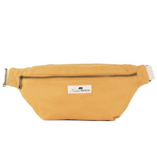 Alaskan Maker Velká plátěná crossbody ledvinka Swing saffron 1,75l
