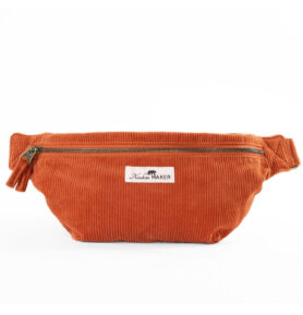 Alaskan Maker Manšestrová crossbody ledvinka Willow Rust 1,75l