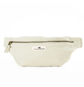 Alaskan Maker Manšestrová crossbody ledvinka Willow Ivory 1,75l