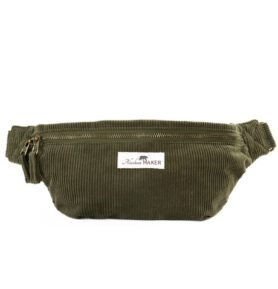 Alaskan Maker Manšestrová crossbody ledvinka Willow Khaki 1,75l