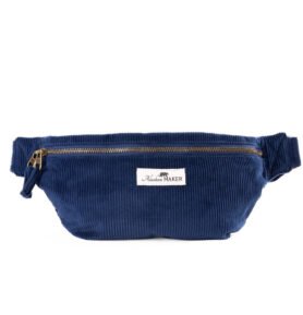 Alaskan Maker Manšestrová crossbody ledvinka Willow Blue Navy 1,75l