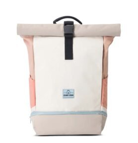 Johnny Urban rolovací batoh Allen Medium béžovo-růžový 18,5l