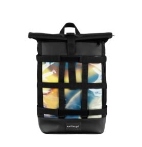 Milinal Rolovací batoh se sítí Mesh imagination black 19l